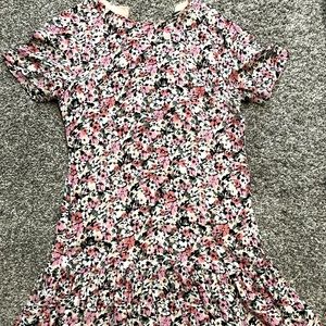 Red Dress Boutique- Floral Print babydoll dress